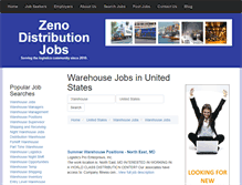 Tablet Screenshot of distributionjobs.us